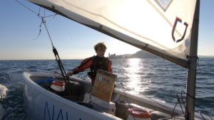 Tom 12, makes record English Channel crossing