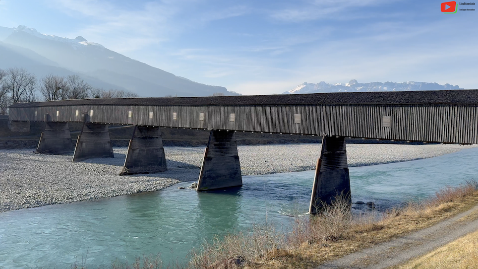 Liechtenstein | Alte Rheinbrücke Vaduz–Sevelen | Liechtenstein Bretagne Fernsehen