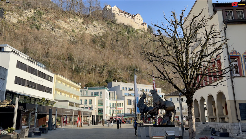 Liechtenstein | Vaduz Hauptstadt des Fürstentums | LBF Liechtenstein Bzh Fernsehen