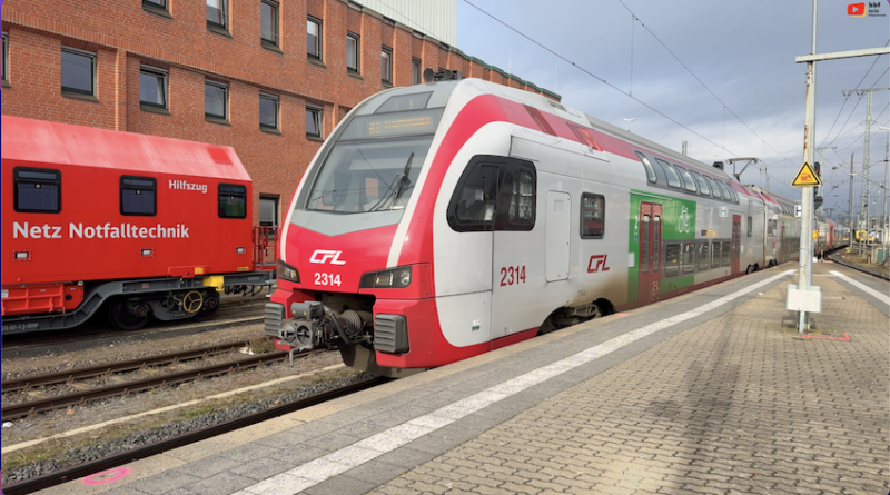 Deutschland | Züge im Bahnhof Koblenz | BBF Berlin Bretagne Fernsehen