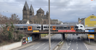 Deutschland | Züge am Bahnhof Koblenz-Stadtmitte | BBF Berlin Bretagne Fernsehen